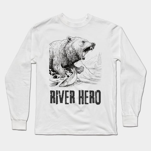 River hero Long Sleeve T-Shirt by GraphGeek